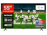 TCL 55C61KS QLED Mini LED Fernseher 55 Zoll, 4K HDR Premium, Dolby Vision & Atmos, Onkyo 2.1 Sound, Smart TV mit Google TV, Game Master, HDMI 2.1, AirPlay 2, Google Assistant & Alexa