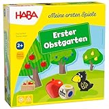 Haba 4655 - Meine ersten Spiele Erster Obstgarten, unterhaltsames Brettspiel rund um Farben und Formen ab 2 Jahren, Holzspielzeug und Lernspiel, der Spieleklassiker für kleine Kinder