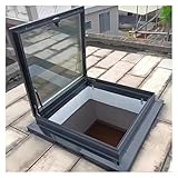 DJXLMN Tragbares Dachfenster mit Glasplatte und Griff für Garage, Keller, Dachboden, Deck und dunkle Räume Tagesbeleuchtung