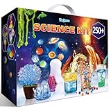 PATIFEED 250 Wissenschaft Experimente Kits für Kinder, Experimentierkasten Labor Geschenke Jungen Mädchen Chemiebaukasten Projekt STEM Kreativ Spielzeug Chemie-Set, Vulkan Wissenschaftler Kit