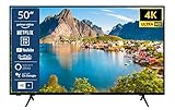 TELEFUNKEN XU50SN550S 50 Zoll Fernseher/Smart TV (4K Ultra HD, HDR, Triple-Tuner, Dolby Atmos) - Inkl. 6 Monate HD+ [2023], Schwarz