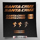 Aufkleber-Set kompatibel mit Santa Cruz Rahmen MTB...
