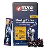 MaxNutrition Electrolytes Blackcurrant Aronia 8 x 16 g MaxHydrate Immun Isotonisches Getränkepulver