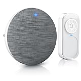 CSL - kabellose Funkklingel - Türklingel für die Steckdose - Batterielose, Wasserdichte Funkklingel - IP65-21 Melodien - 4 Lautstärkestufen- mit Batterie – satter Klang – geeignet für jede Steckdose