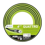 CELLFAST Gartenschlauch 4 Lagiger Wasserschlauch Aus Formstabilem Kreuzgewebe Für Garten Bewässerungsschlauch UV Beständig Anti Algen Flexibler Schlauch 20 Bar 1 2 Zoll 50 Meter Quattro