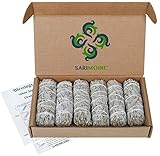 Weißer Salbei Smudge Sticks - 6-10cm Sage Bundles - Perfekte Salbei Stick Smudge Sticks Smudging Kit Replenishment