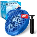 Retoo Ballsitzkissen mit Pumpe, 34cm Durchmesser, Balancekissen, Orthopädisches Sitzballkissen, Luftkissen, Pad, Sitzkissen, Bürostuhl, Balance Kissen für Core, Yoga