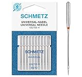 SCHMETZ Nähmaschinennadeln: 10 Universal-Nadeln, Nadeldicke 80/12, 130/705 H, auf jeder gängigen Haushaltsnähmaschine einsetzbar