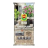 COMPO BIO GRANUPLANT Drainage- und Pflanzgranulat, Zur Verwendung mit Blumenerde, Ideale Alternative zu Blähton, 10 L, beige