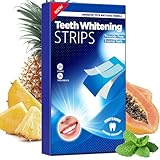 Whitening Strips Zähne Aufhellen Strips: TeethBliss Bleaching Zähne Stripes, Zahnschmelz-sicher - Ohne Schmerzempfindlichkeit - Premium Zahnbleaching Stripes für weiße zähne - 14 Tage Zahnaufhellung