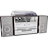 Karcher KA 320 Kompaktanlage (CD-Player, Kassettenspieler, Schallplattenspieler, USB, Radio, Fernbedienung)