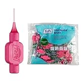 TePe Interdentalbürste Pink (ISO-Größe 0: 0,4 mm) / 1 x 20 Stück / Für eine einfache und gründliche Reinigung der Zahnzwischenräume