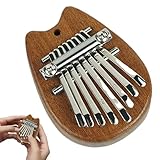 Minis Kalimba Daumenklavier mit 8 Tasten, Kalimba Instrument, Tragbare Kalimba Instrument Finger Klavier, Finger Piano Marimbaphon für Kinder, Erwachsene und Musikliebhaber