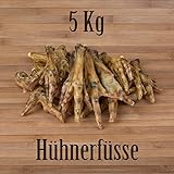 Hunde Design Hühnerfüsse 5Kg Hühnerkrallen Hähnchenfüsse Hühnerständer Kausnack Kauartikel