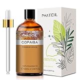 PHATOIL ätherische Öle Copaiba 100 ml, ätherische Öle Aromatherapieöl von Erstklassige Qualität, Duftöle für Diffusor, Luftbefeuchter