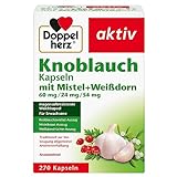 Doppelherz Knoblauch Kapseln mit Mistel + Weißdorn 60 mg/...