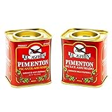 El Avion - 2er Set Pimenton Picante Ahumado - Scharfes und süßes geräuchertes Paprikapulver (2 x 75 g)