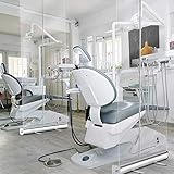 Durchsichtiges Roll-Up-Banner, Perspect-Spuckschutz, Abstandsschutz, Spuckschutz, transparente Trennwand zum Aufstellen auf dem Boden, 0 x 160 cm (120 x 200 cm,/a).