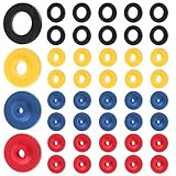 Giantree 40 Stück Durchflussbegrenzer,Wassersparer Dusche Brause Durchflußbegrenzer Silikon Dusche Wasser Spareinsatz Zum Wasser Sparen In 4 Spezifikationen Für Küche Bad Duschkopf