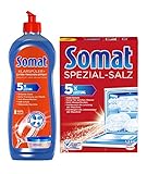 Somat Spülmaschinenpflege SET, Klarspüler 750ml & Spezial-Salz 1,2Kg