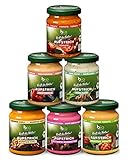 biozentrale Brotaufstriche Bestseller-Box | 6 x 125 g |...