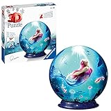 Ravensburger 3D Puzzle 11250 - Puzzle-Ball Bezaubernde Meerjungfrauen - 72 Teile - Puzzle-Ball für Erwachsene und Kinder ab 6 Jahren