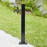 WNYAILLL Wassersäule für den Garten, Standbrunnen antik, Wasserzapfsäule Wasserzapfstelle, mit Wasserhahn und Schlauchständer, für Garten, Terasse oder den Pool-Bereich(66 * 6cm/26 * 2.4in)