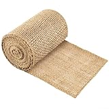 Yuanpgky Natürliche Jute-Baumschutzfolie, 12/15/20/30 cm Breite x 3–5 m Länge für Gartenpflanzenpflege, atmungsaktive und feuchtigkeitsbeständige Alternative zum Rindenmulch (Breite 15 cm x 5 m lang)