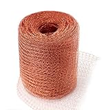 GERAWOO Kupferband Gegen Schnecken Mäuse, Schneckenzaun Reinem Kupfer Kupferwolle für Garten Schneckenabwehr, Mader Abwehr(10m)