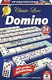 Schmidt Spiele 49207 Classic Line, Domino, mit großen...