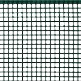 TENAX Schutznetz aus Kunststoff Quadra 10 Grün 0,50x5 m, Vielzwecknetz mit quadratischen Maschen um Balkone, Umzäunungen und Geländer zu schützen