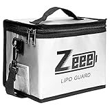 Zeee Lipo Safe Bag Feuerfeste, explosionsgeschützte Tasche Großraum-Lipo-Akku-Aufbewahrungsbox Schutztresortasche zum Laden und Aufbewahren