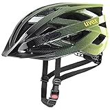 uvex i-vo - leichter Allround-Helm für Damen und Herren - individuelle Größenanpassung - erweiterbar mit LED-Licht - rhino - neon yellow - 52-57 cm