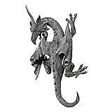Design Toscano Gehörnter Drache von Devonshire Wandfigur, Maße: 18 x 11.5 x 34.5 cm 1.25 kg