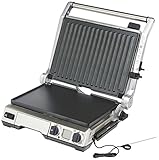 Sage Appliances SGR840 the Smart Grill Pro, Gebürstetes Edelstahl