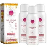 Belle Body Haarentfernung Schaum - Bienenwachs Haarentfernungsspray, Enthaarungsschaum Hair Removal Spray, Haarentfernungsschaum Belle Body, Sanftes Honig Mousse Hair Removal Cream Spray (3 Stück)