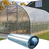 Polycarbonat-Dachplatte,Glasfaser-Gewächshausplatten Stegplatten,UV-Schutz Transparente Isolierplatten,Für Vordach,Carports,Terrassen Balkon Fenster,Leicht zu Schneiden (0.6x3m)