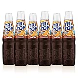 TRI TOP Orange-Cola-Mix | kalorienarmer Sirup für Erfrischungsgetränk, Cocktails oder Süßspeisen | wenig Zucker (6 x 600ml)