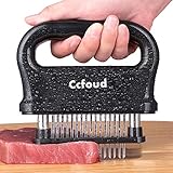 Ccfoud Fleischklopfer,Fleischzartmacher Meat tenderizer 48 Edelstahl Ultra Sharp Nadel Klingen Tenderizers,Manuelle Küche Kochwerkzeug für Steak Rindfleisch Huhn Schweinefleisch