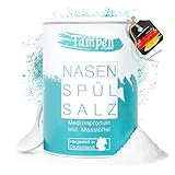 120x Nasenspülsalz (lose) · inkl. Messlöffel · 300g Nachfüllpackung XXL · Salz für die Nasendusche · Tampen Hygiene, Erkältung