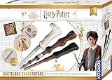 KOSMOS 604653 Harry Potter AllesKönnerKiste Zauberstab herstellen, Zauberstäbe von Harry Potter, Dumbledore und Voldemort basteln, Harry Potter Bastelset für Kinder und Erwachsene