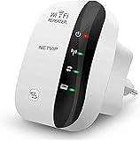 WLAN Repeater WiFi Range Extender Verstärker (300 Mbit/s, App Steuerung, 1 Port, WPS, kompatibel mit Allen WLAN Geräten) Wireless Access Point/Mini AP Signal Booster