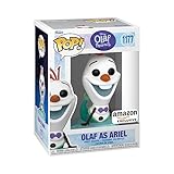 Funko Pop! Disney: Frozen - Olaf As Ariel - die Eiskönigin - Amazon-Exklusiv - Vinyl-Sammelfigur - Geschenkidee - Offizielle Handelswaren - Spielzeug Für Kinder und Erwachsene - Movies Fans