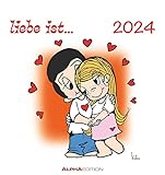 liebe ist... 2024 - Postkarten-Kalender - Kalender-mit-Postkarten - zum-raustrennen - 16x17