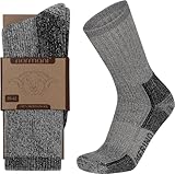 normani 100% Merino Wandersocken Trekkingsocken für Herren & Damen Outdoor Sportsocken Größe 39-42