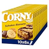 Müsliriegel Corny Classic Schoko-Banane, mit Schokolade und Banane, 60x25g