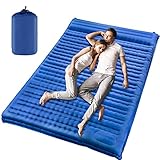 AKUDY Isomatte 2 Personen:140 * 200cm,Verdicken 12cm Campingbett,Isomatte Selbstaufblasend, Camping Matratze,Camping Bett 2 Personen