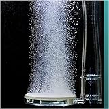 boxtech Aquarium Luftstein, Aquarium Nano Bubble Stone kit mit Steuerventil Leise Super-High CO2 Diffusor für gelösten Sauerstoff Lässt Super Tiny Bubbles für Aquarium und Hydroponic (100mm)