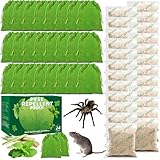 Tiezeeu 24 Stück Spinnenabwehr, Natürliches Pfefferminzöl Ratten Vertreiben, Schädlingsabwehr für Drinnen und Draußen, Gegen Spinnen, Mäuse, Kakerlake, Ameisen, Chemiefreie Falle, Besser als Ultrasch