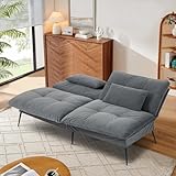 BRTHORY Sofa Schlafsofa 3in1 mit Schlaffunktion, überzug...